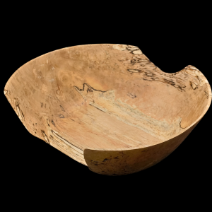 Artistic Spalted Silver Birch Bowl